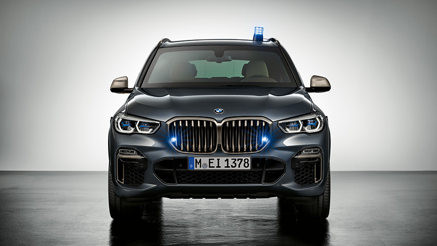 BMW Sicherheitsfahrzeuge Sonderausstattung Exterieur Blaulicht BMW Sicherheitsfahrzeuge Sonderausstattung Exterieur Blaulicht