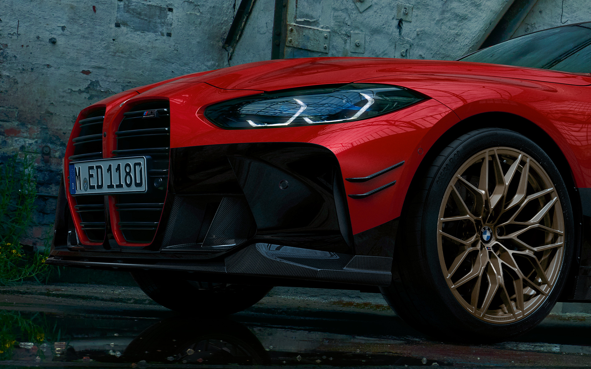 BMW M Performance Parts BMW M3 G80 Dreiviertel-Frontansicht 