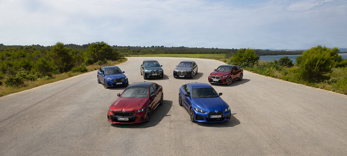 BMW Corporate Sales BMW eDrive Modelle für Firmenkunden BMW Modelle auf der Straße