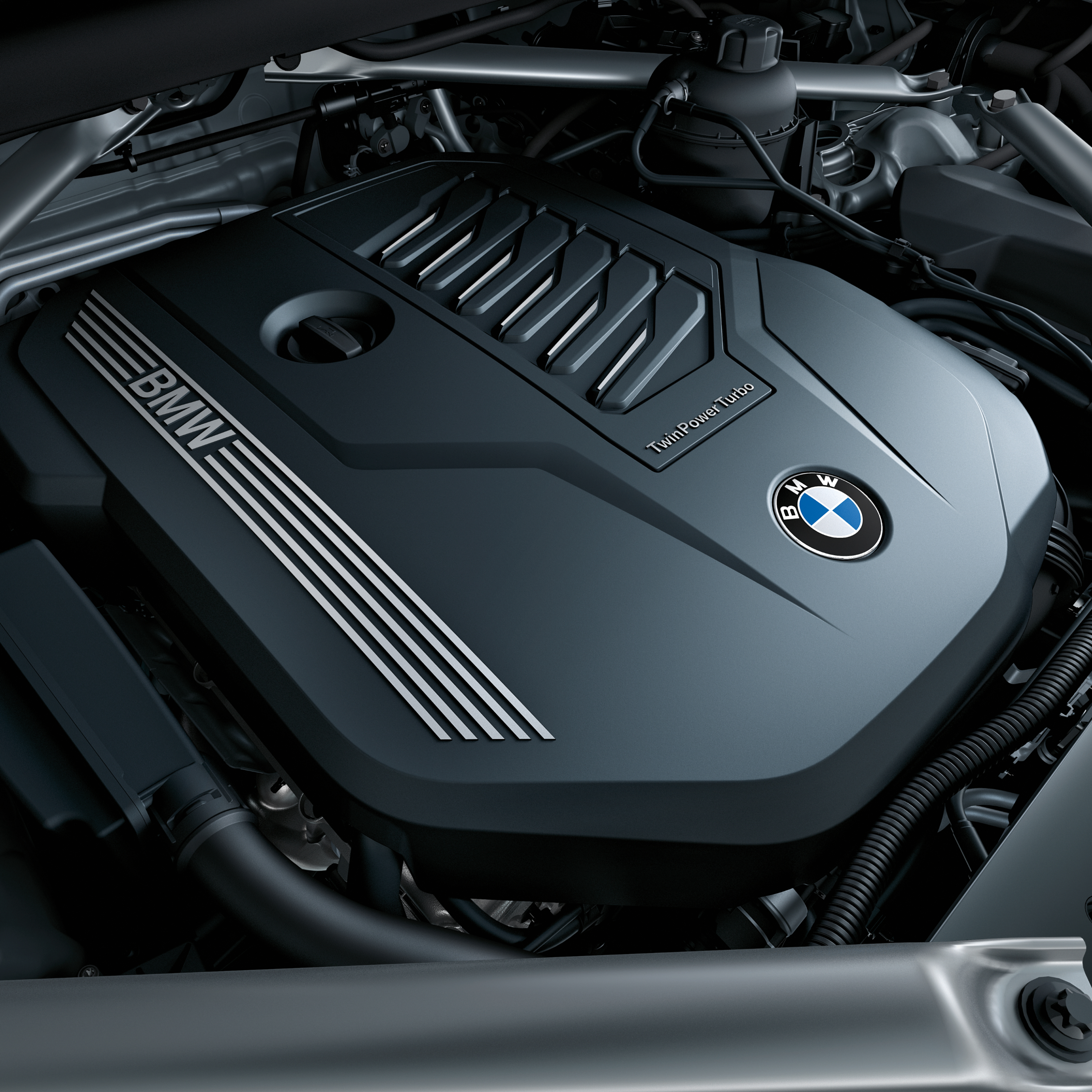 Vue détaillée du moteur BMW TwinPower Turbo
