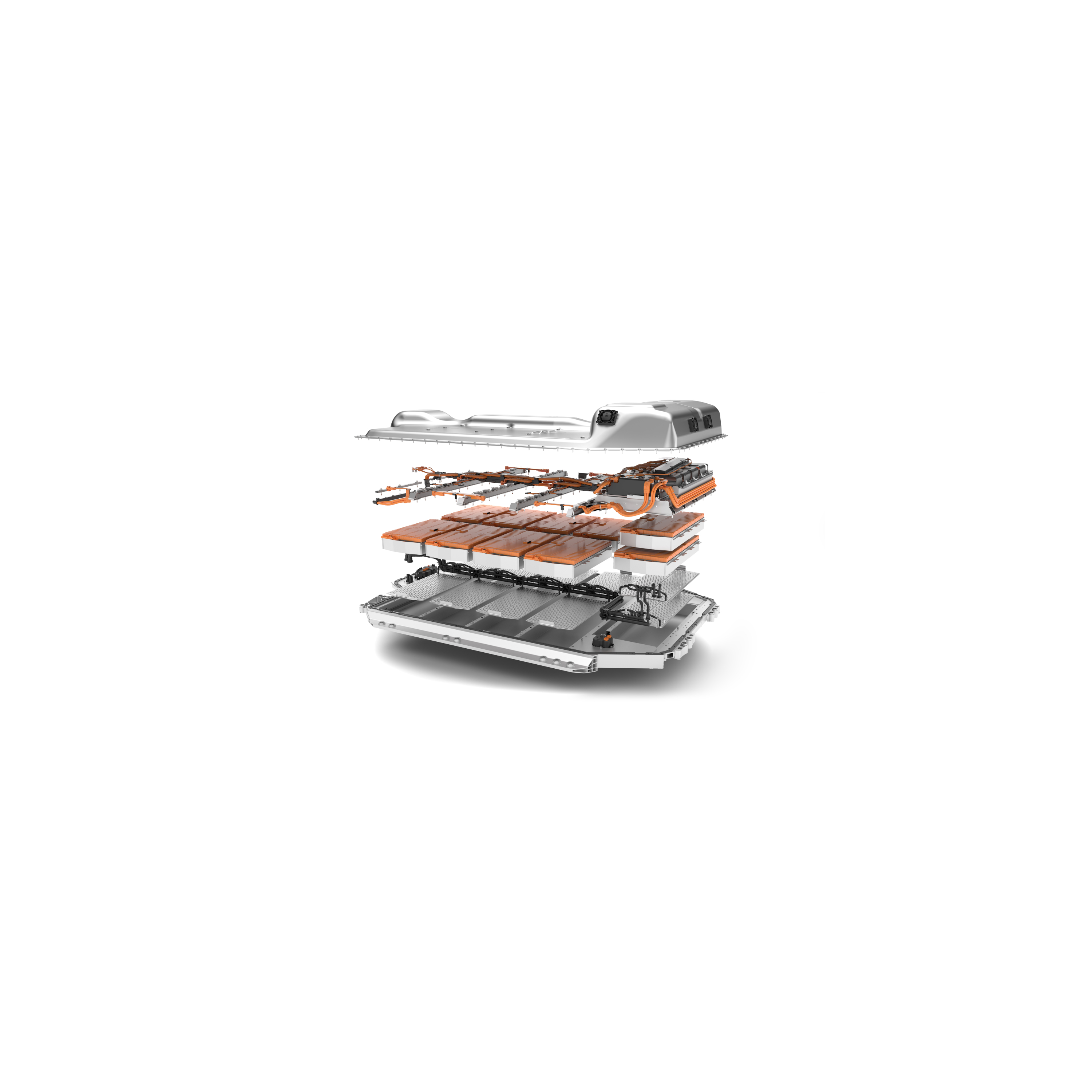 Schéma d'une batterie démontée
